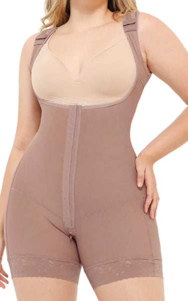 Seamless Snatched Long Sleeve Bodysuit 302 – Cali Curves Colombian Fajas