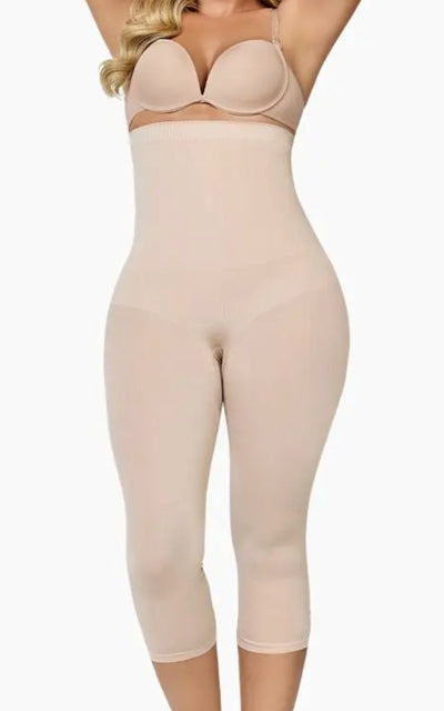 Shapewear for women Open gusset Seamless Open bust Wear with your favorite  bra Ends at your knees thigh cover Fajas Colombianas para mujeres  reductoras y moldeadoras Beige at  Women's Clothing store