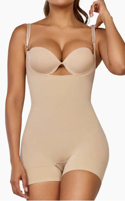 Fajas Colombianas para Adelgazar y Reducir body briefer for women Seamless  Gusset Opening with Hooks Open Bust Adjustable Straps Back Support Natural  rear lift 