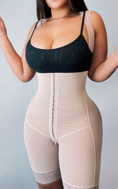 Full Body Colombian Faja (without bra thick strap) – Curvy Waist