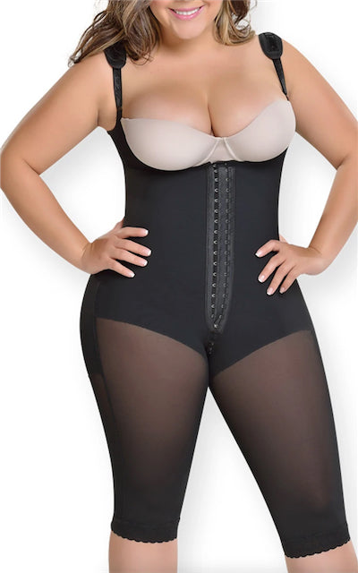 Mid Thigh Shaper with Bra F0029 – Cali Curves Colombian Fajas