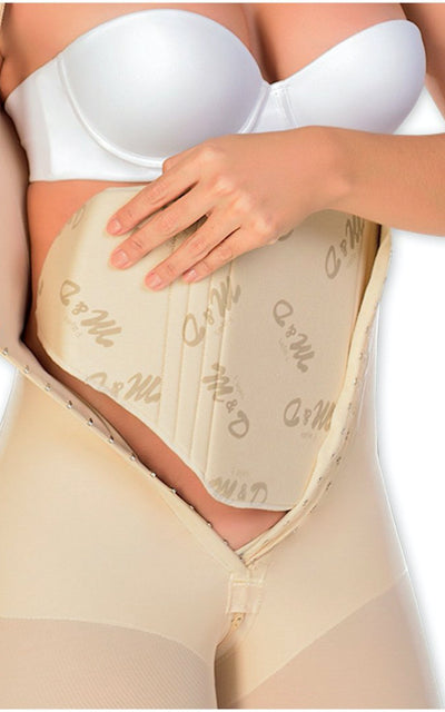 Fajitex Lipo Board Fajas Colombianas Tabla Abdominal Flattening Liposuction  Abdomen Support Board Post Surgery Strip 025170 (Beige, One-Size)